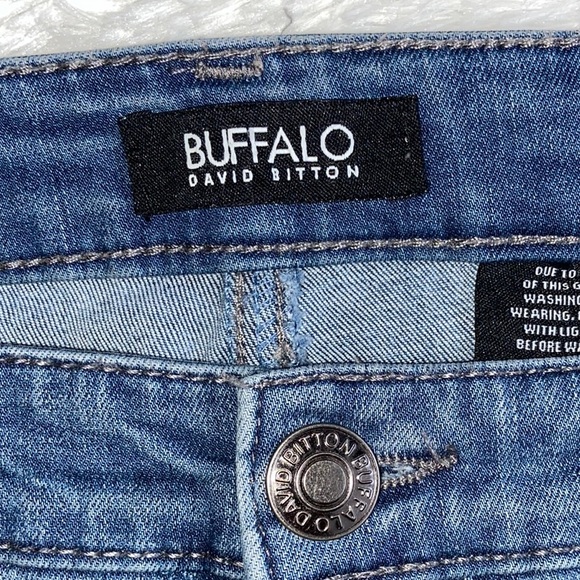 Buffalo David Bitton Aubrey Mid Rise Stretch Super Soft Ankle Grazer Jeans 10/30 - Picture 2 of 12